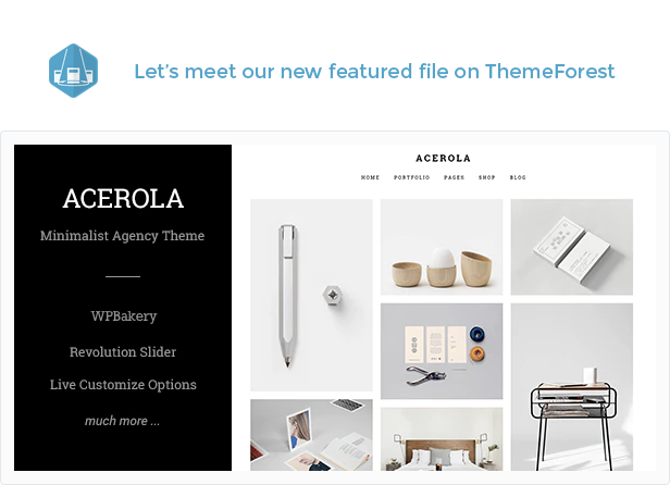 Acerola - Ultra Minimalist Agency Theme - Portfolio Creative