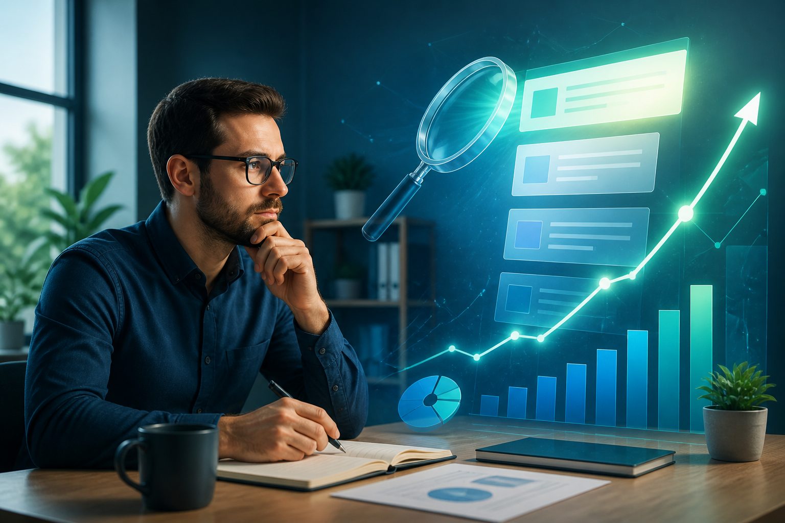 WordPress search results page customization shown in a website editor dashboard