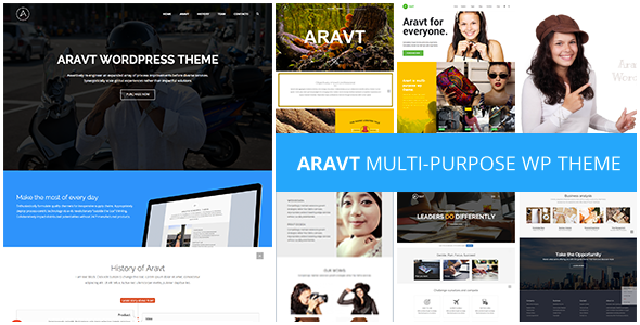 Aravt - Creative Multipurpose WordPress Theme