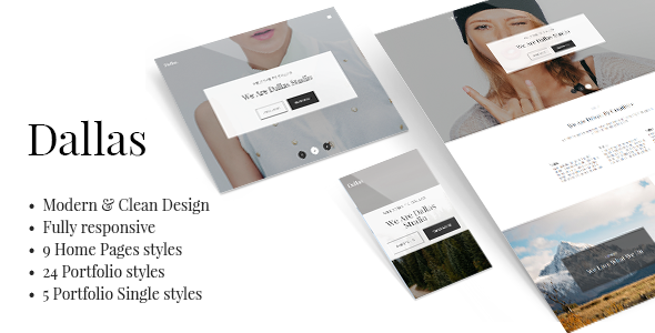 Dallas - Minimal Portfolio & Business WordPress Theme
