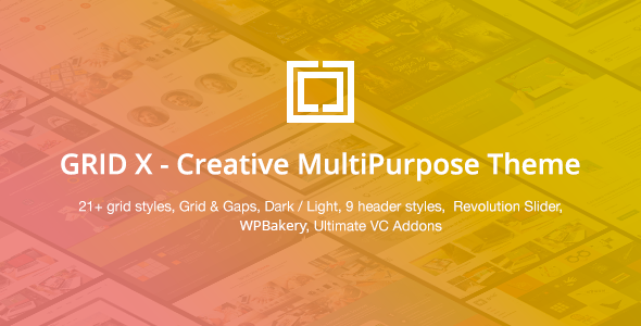 GRID X - Creative Multipurpose WordPress Theme