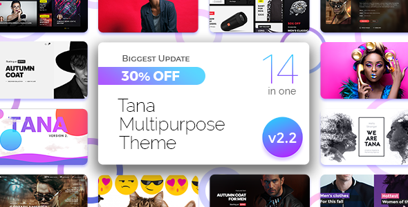 Tana Multipurpose - Newspaper, Music, Movie & Fashion WordPress Magazine Theme